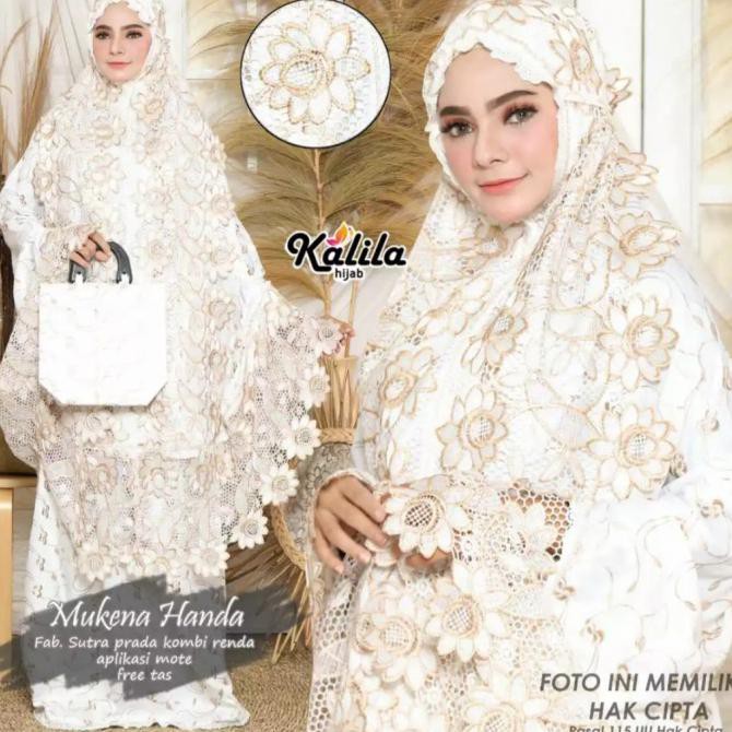 Ori&Terjamin Mukena Sutra Prada Princess Salsa Renda Twoton
