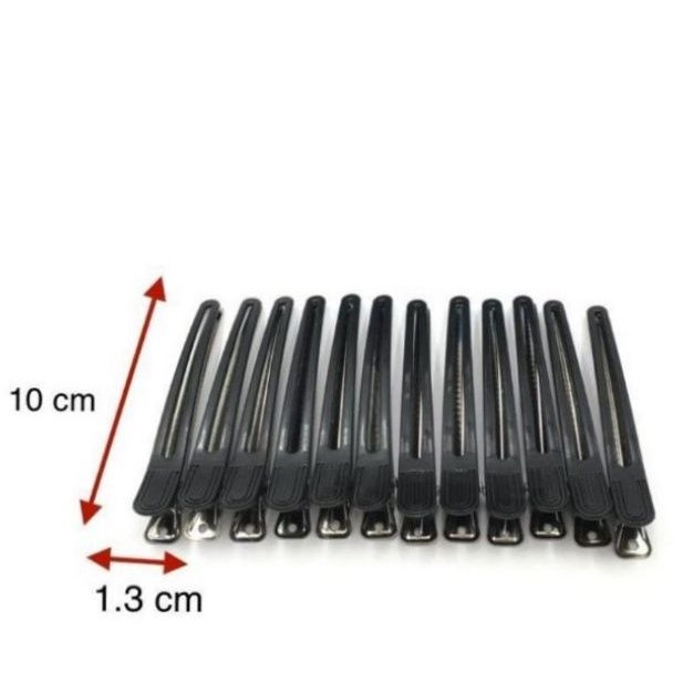 ECER !! Jepit Bebek Stainless Warna Hairpin Jepit Klip Rambut Salon Hair Clip