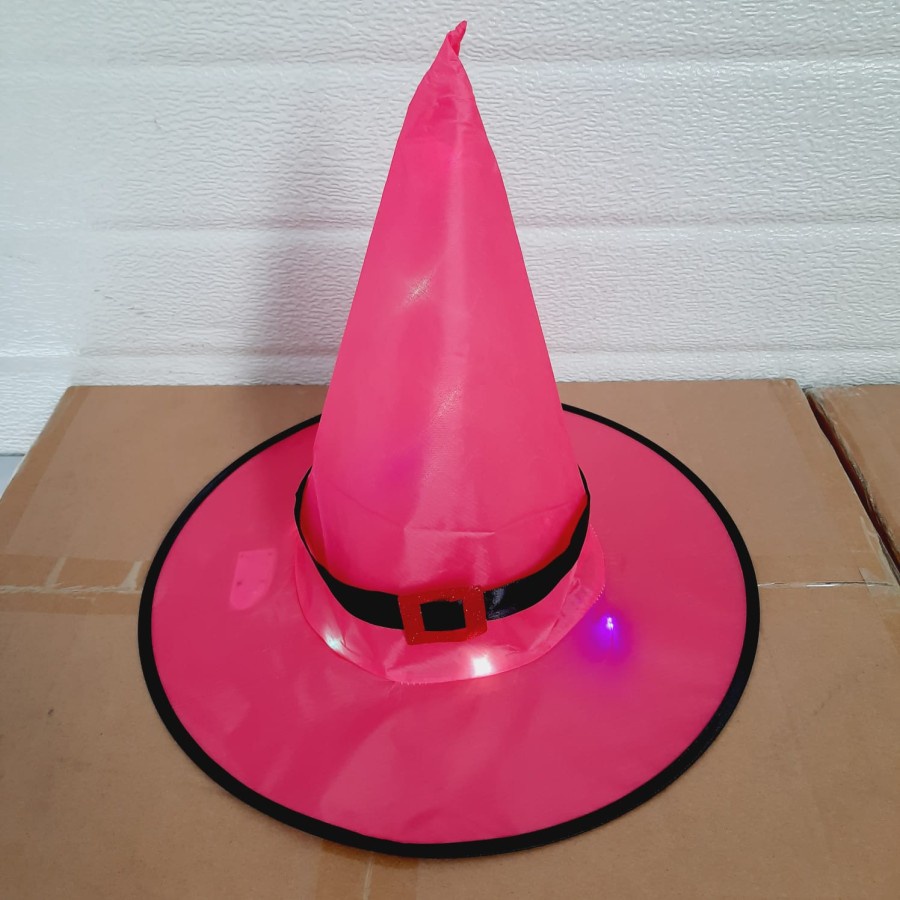 Halloween Witch Lampu Haloween Topi Witch Anak Dewasa