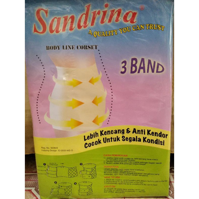 Sandrina Korset wanita 3band