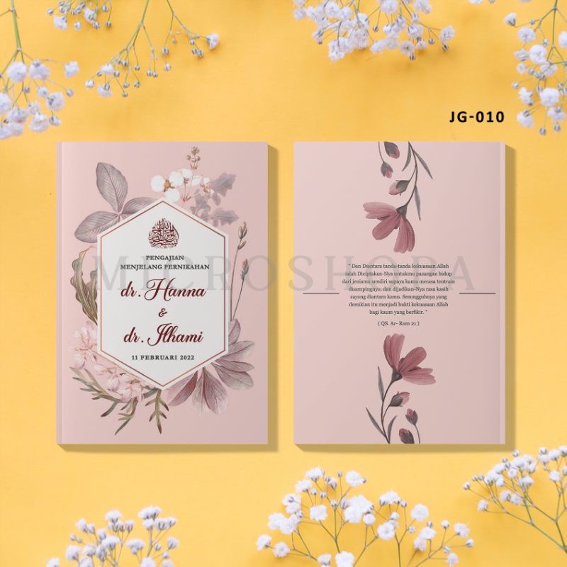 BUKU PENGAJIAN MENJELANG PERNIKAHAN / BUKU TASYAKURAN PENGAJIAN KEHAMILAN