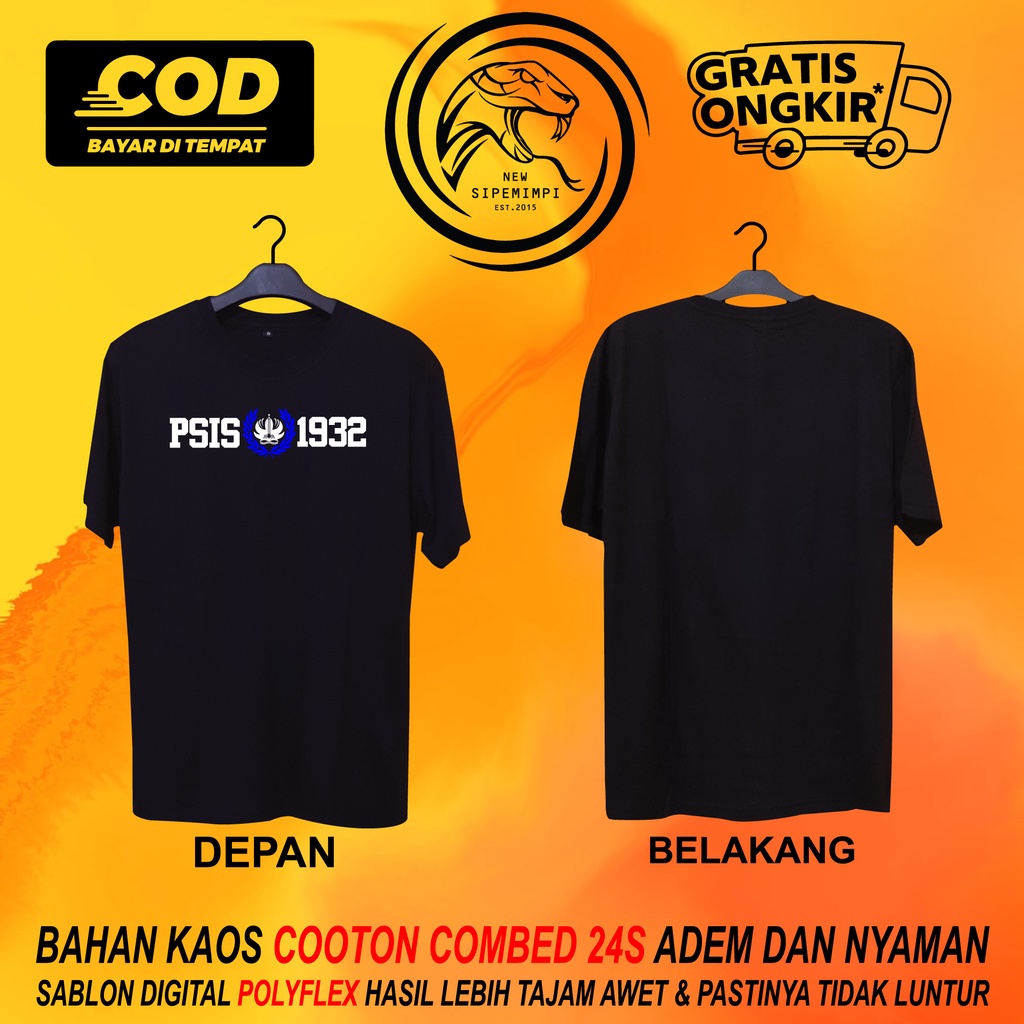 baju kaos suporter psis semarang 1932 / t-shirt fans psis panser biru