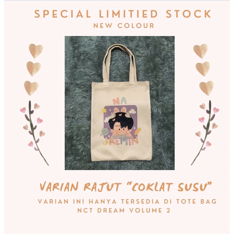 Tote Bag Cute Karakter NCT Dream Volume 2 / SM Entertaiment / Yo Dream