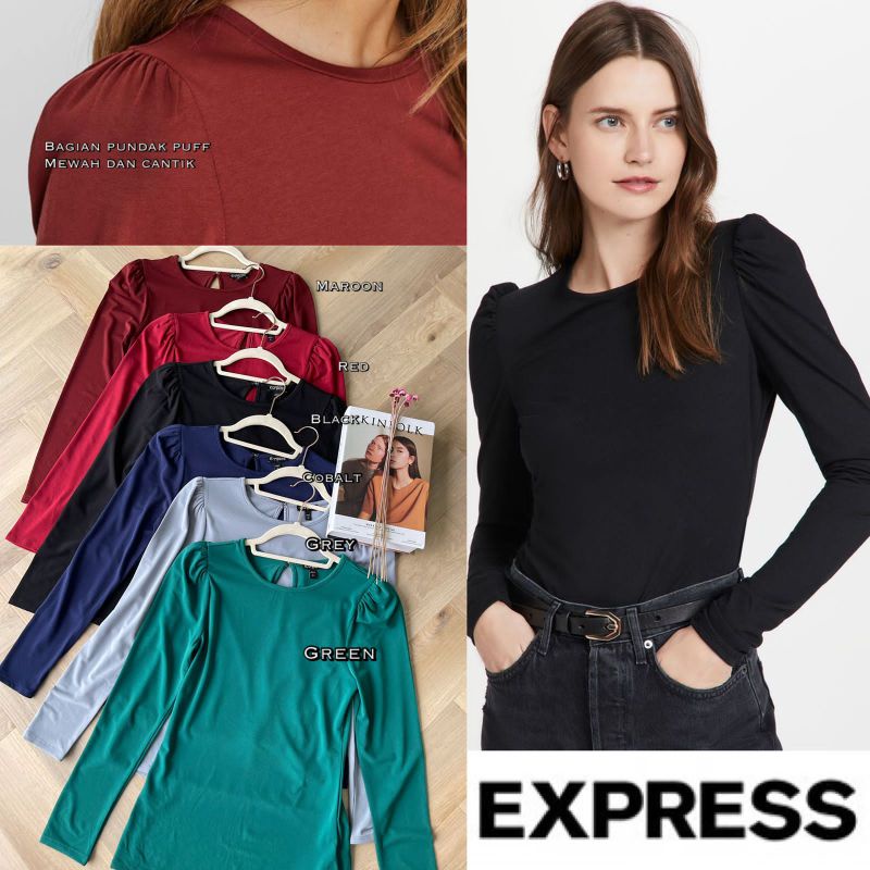 Exp** cowl neck sweater