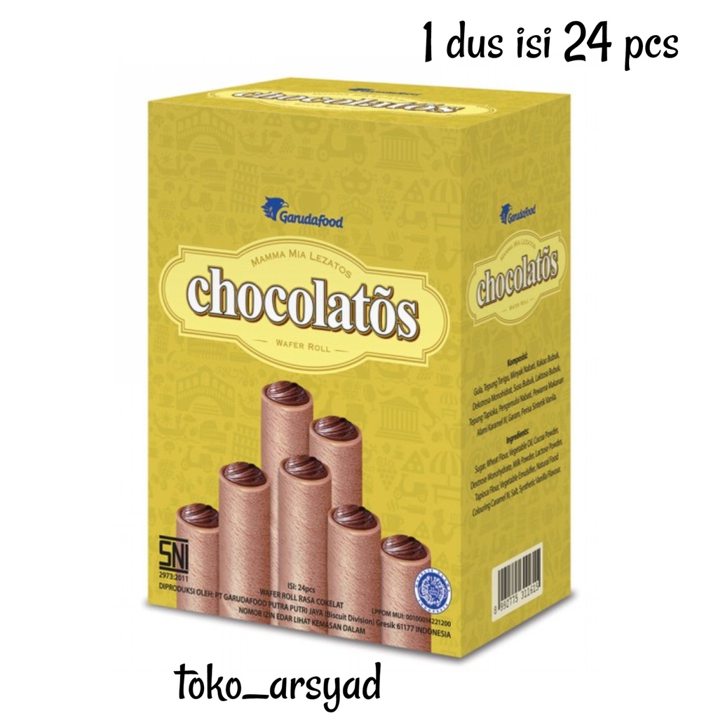 

Chocolatos 8,5 gram x 24 pcs/Box