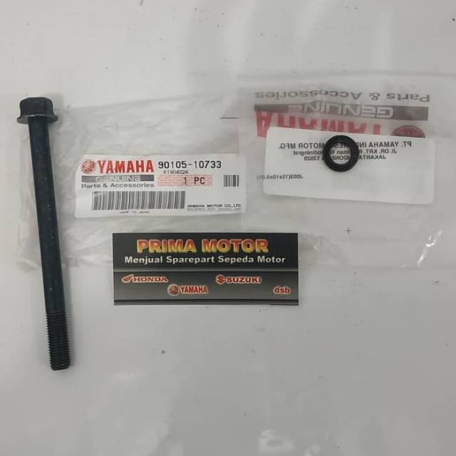 BAUT BLOK MESIN RX KING SET BAUT MESIN TENGAH RX KING ORI YAMAHA YGP