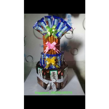 

Snack tower Variasi 3 tingkat