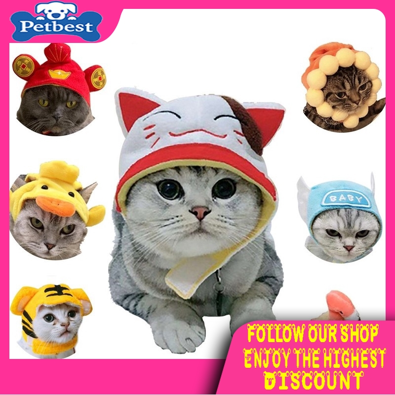 ★〓YUFeiPet〓★ Pet Party Hat Cat Cosplay Pet Accessories Puppy Cute Headdress Adjustable 10 Pet Headgear