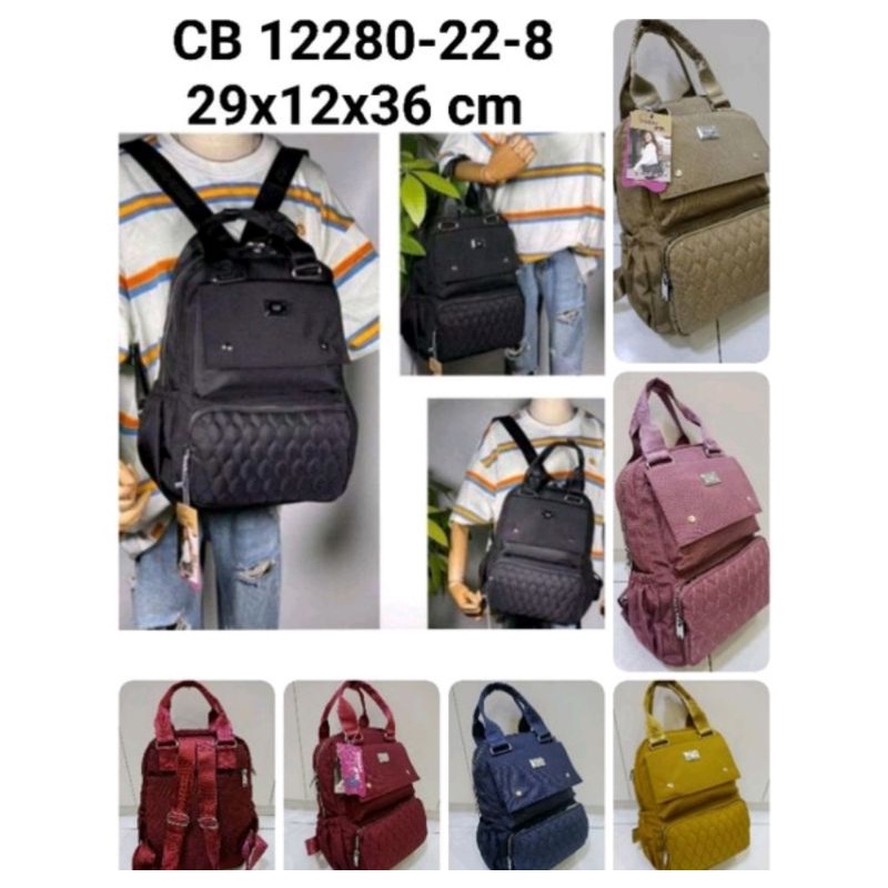 Tas Ransel Chibao 12280-22 Jumbo Kanvas Ori Chibao