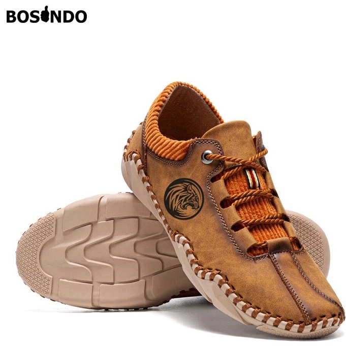 BOSINDO✔ - Sepatu Sneakers Pria kulit import original-sepatu fashion pria terbaru