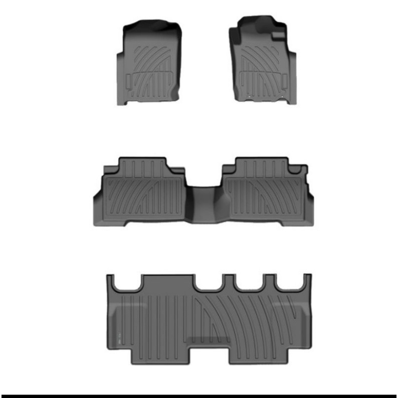 KARPET 3 DIMENSI LOWIN MOBIL MITSUBISHI PAJERO SPORT 2016 ON 3ROW 4PC