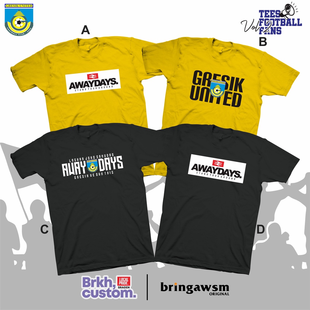 KAOS GRESIK UNITED ULTRAS GRESIK KAOS CASUAL KAOS SUPORTER KAOS BOLA KAOS DISTRO KAOS AWAYDAYS BRKHCUSTOM