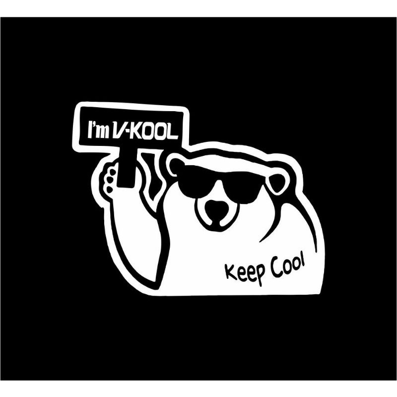 stiker cutting kaca mobil 0STICKER IM V-KOOL KEEP COOL terlaris