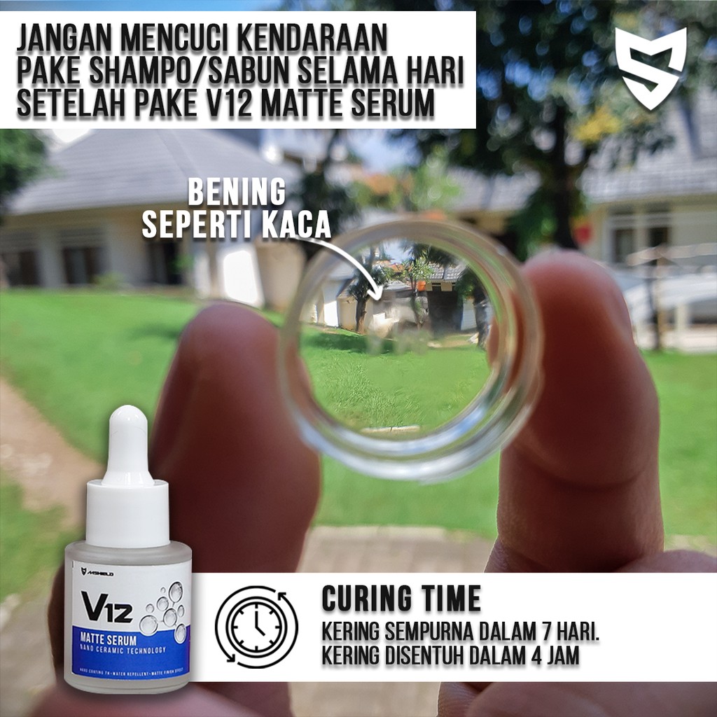 Perawatan Motor Doff Permanen V12 Matte Serum Pelindung Body Doff