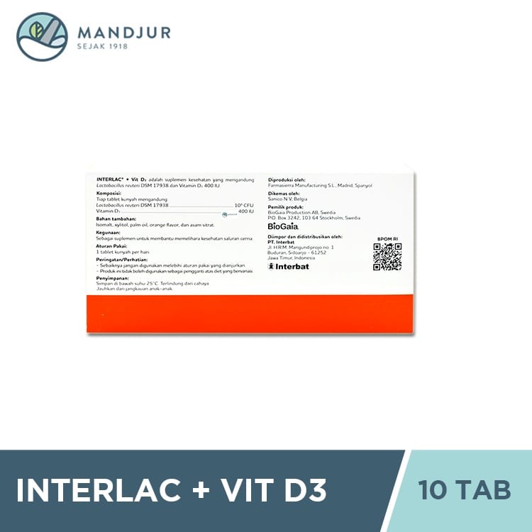 Interlac 10 Tablet Vitamin D3