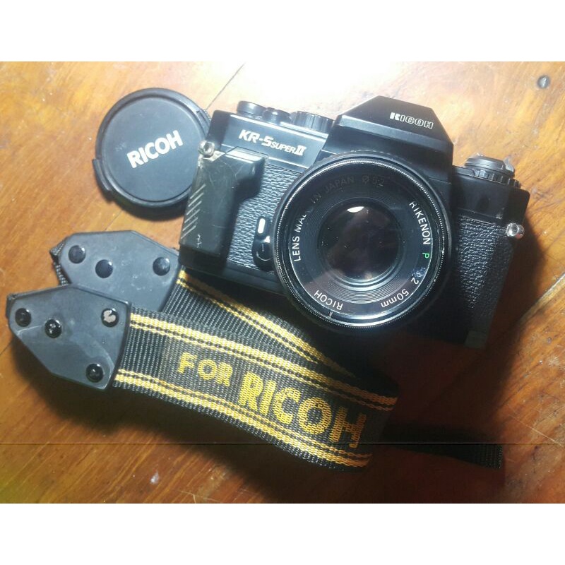 Jual Kamera Film Ricoh KR5 Super II Lensa Ricoh Rikenon P 50mm f2 Shopee Indonesia