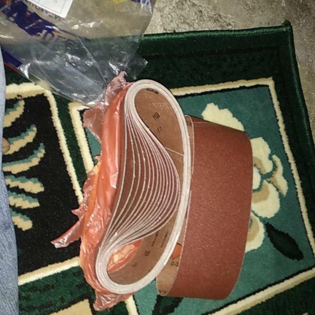 Kertas Pasir Amplas Sander 4 X 24cm 4x24cm Grit 180 Halus Ekamant