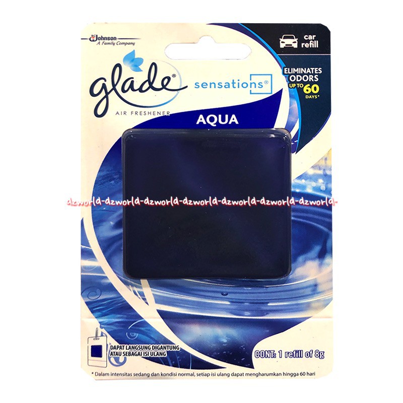 Glade Flower Nectar Sensation Eliminates Odor 60Days Refill Isi Ulang Parfum Gantung Pewangi Ruangan Aqua Lemon Ocean Berry