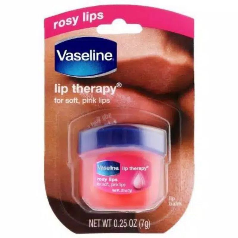 VASELINE LIP THERAPHY ORIGINAL / ROSE LIPS PER PCS