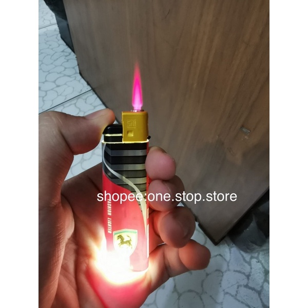 Korek Api Gas Mancis Bara Senter Motif Mobil Fashion Metro Lighter GM-116 (BISA ISI ULANG)