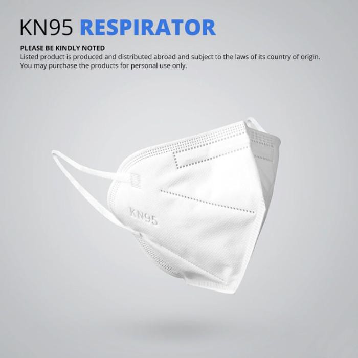 

PROMO - ANHUI Masker Anti Polusi Virus Corona KN95 1 PCS - SY9600 - White