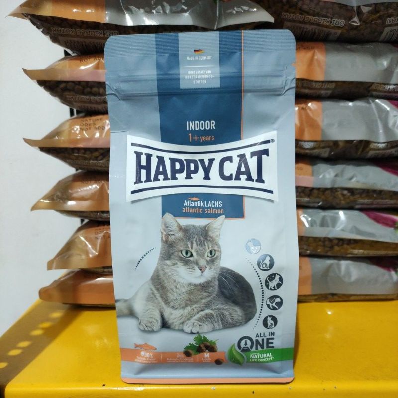 happy cat indoor atlantic salmon lachs adult 300gr