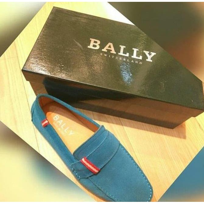 Trusted Product ORI LEATHER SEPATU BALLY BELUDRU SKYBLUE MIRROR QUALITY ON SALE