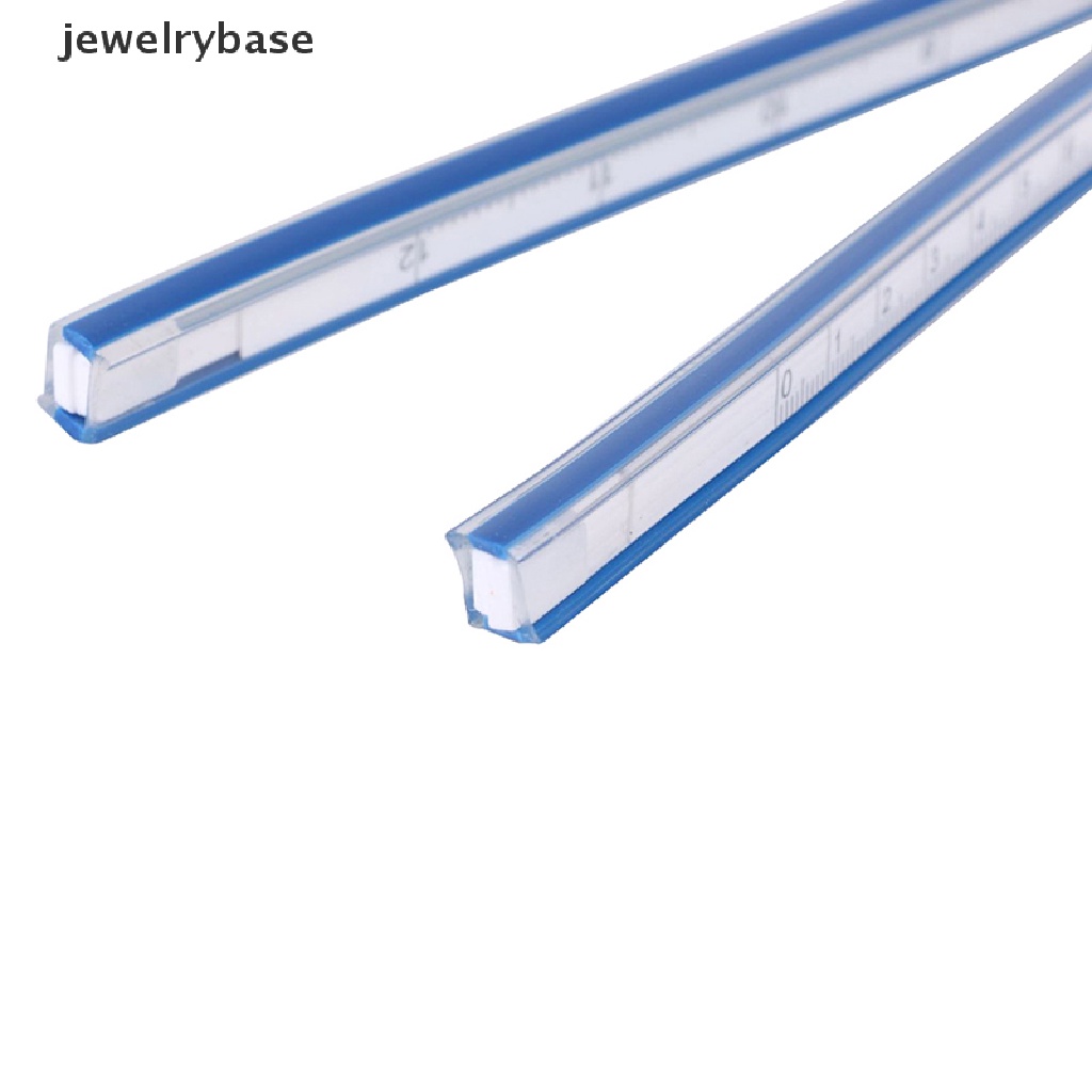 (jewelrybase) Penggaris Lengkung Flexible 30cm Bahan Plastik Vinyl Untuk Menggambar