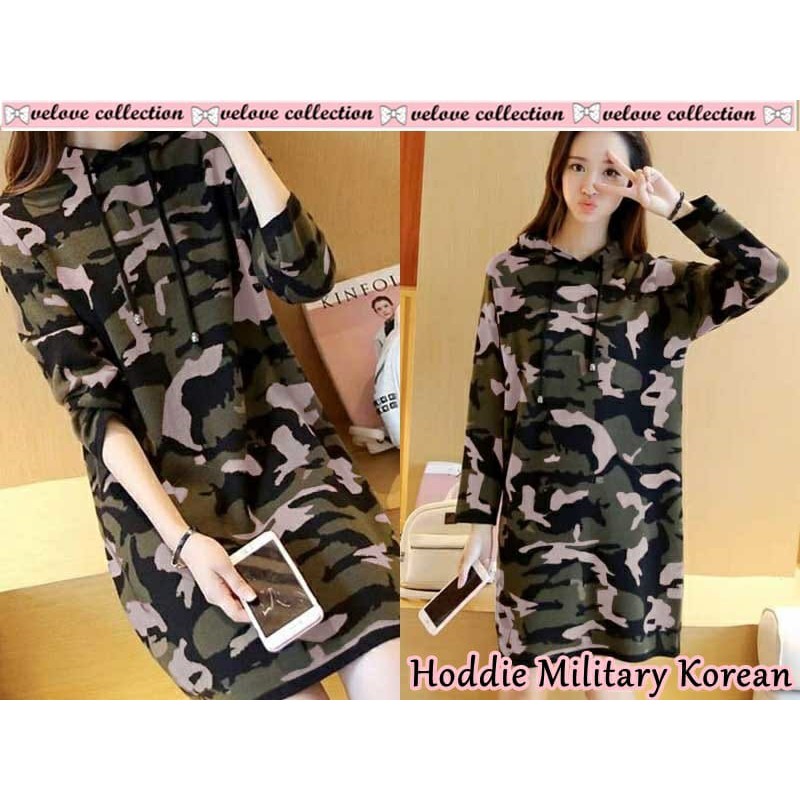 jaket hoodie military