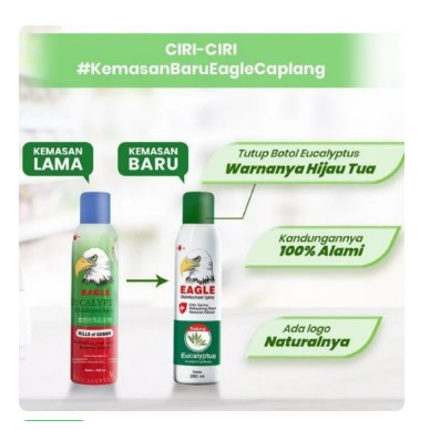 Cap Lang Eagle Eucalyptus Disinfectant Spray 280 ml