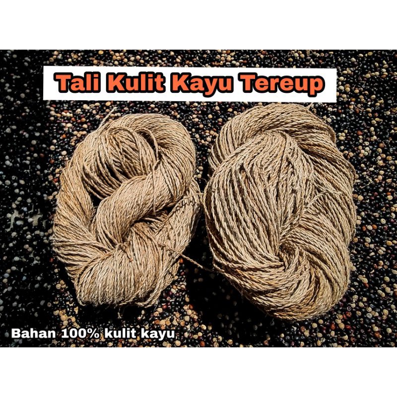 Benang Kulit kayu 100% bahan kulit kayu bahan rajutan tas Koja Baduy panjang 100 meter