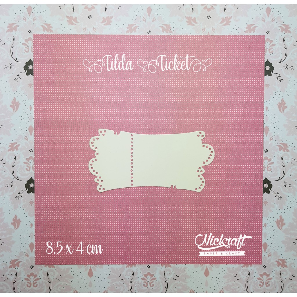 

TILDA TICKET - BAHAN SCRAPBOOK LABEL TAG KECIL