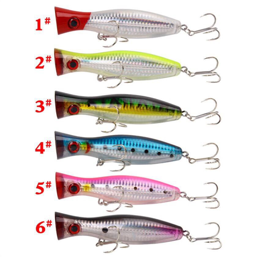 Big Popper Sea Fishing lure Umpan Pancing ikan Bahan ABS 12cm 40G