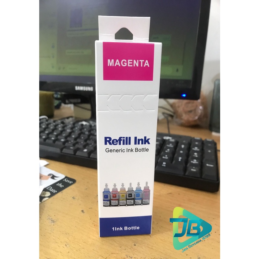 REFILL TINTA INK INKJET ISI ULANG PRINTER EPSON L100 L101 L110 L200 L210 L211 L300 L301 L303 L350 L351 L355 L455 L550 L551 L555 L558 L800 L801 70 ML JB5217