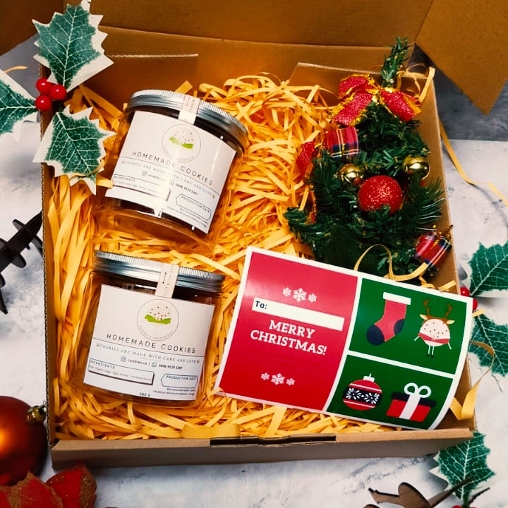 

Coobies Mistletoe Hampers - Paket kue natal [ Ready Stock ] Christmas Soft Cookies Hampers