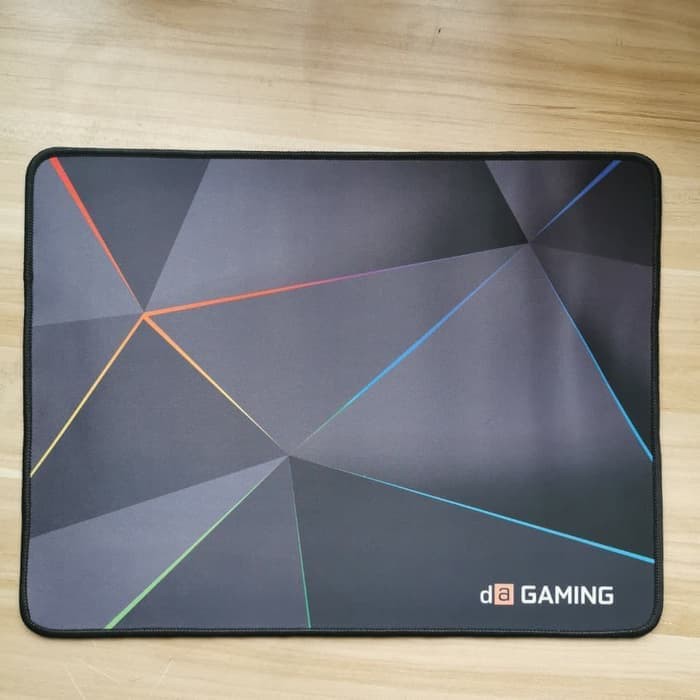 Digital Alliance Rainbow RGB Gaming Mousepad - Soft jahit Pinggir DA Rainbow Mouse Pad Original