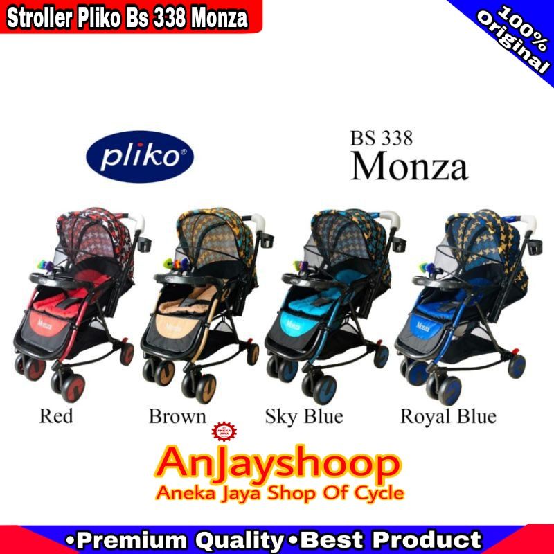 STROLLER PLIKO 388 MONZA KERETA DORONG BAYI