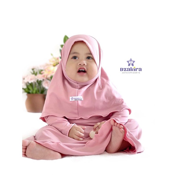 GAMIS NEWBORN SET JILBAB KIA DAILY / GAMIS BABY NEWBORN SET JILBAB