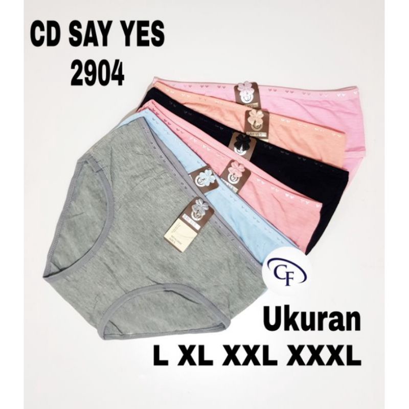 12 PCS/BEEE_91/ Celana Dalam Perempuan Cd Wanita SAYES 2904