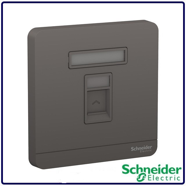 Soket Data / Outlet Data Cat6 Dark Gray DG Avatar On Schneider