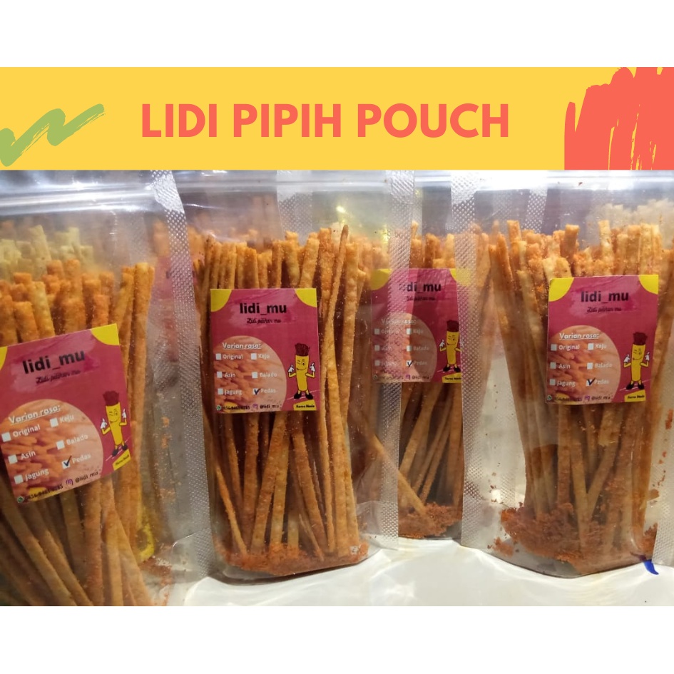 

Mie lidi kemasan pouch/100g