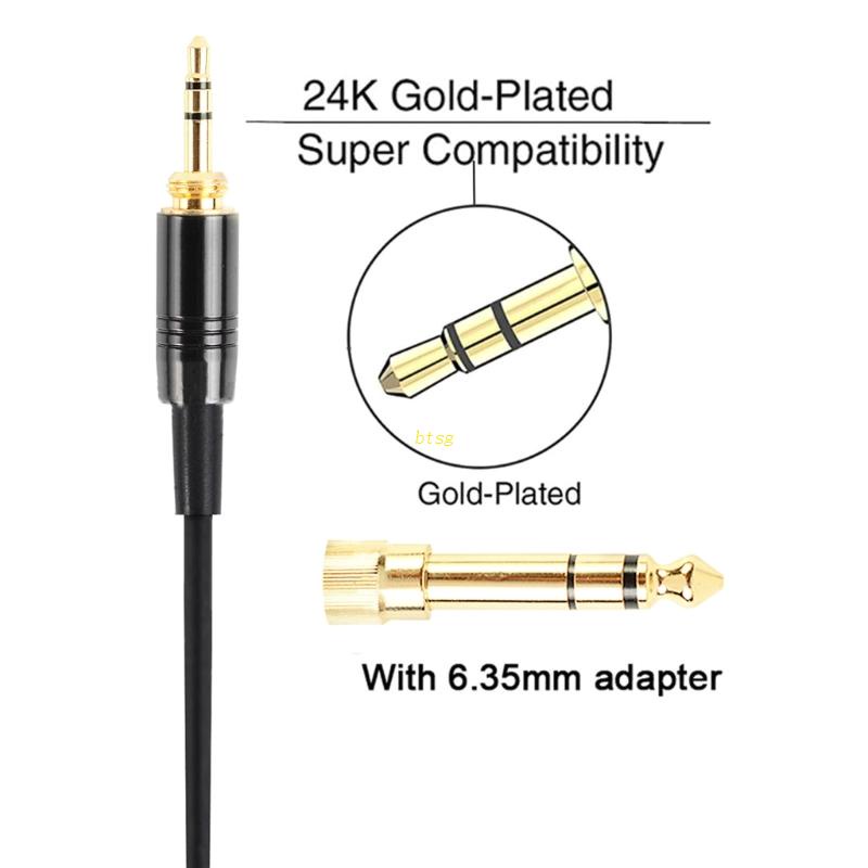 Btsg XLR 3 Pin Female Kabel Pengganti Untuk AKG K240 K240S K240MK II Q701 K702 Q701