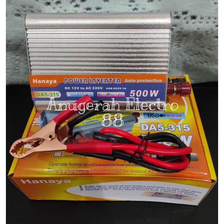 Power Inverter 500 watt Hanaya inverter 500W