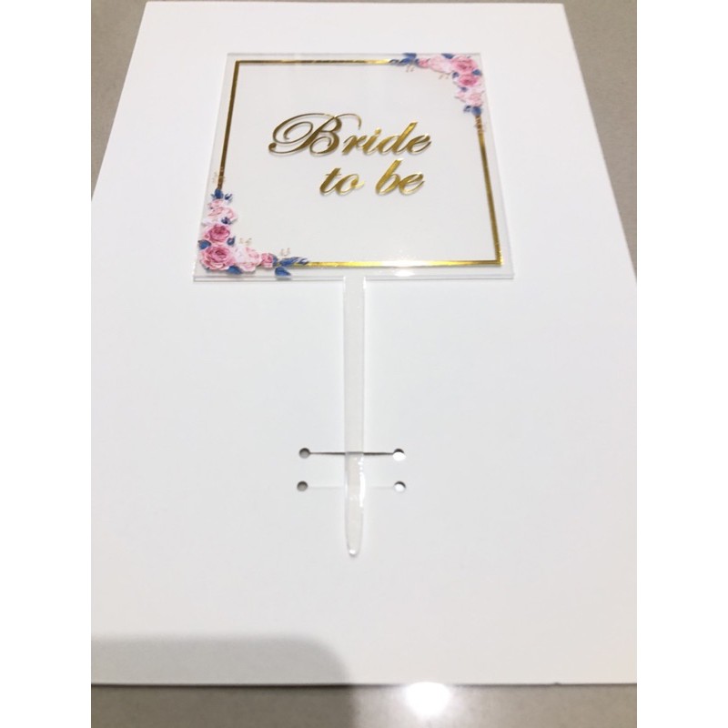 TOPPER BRIDE TO BE