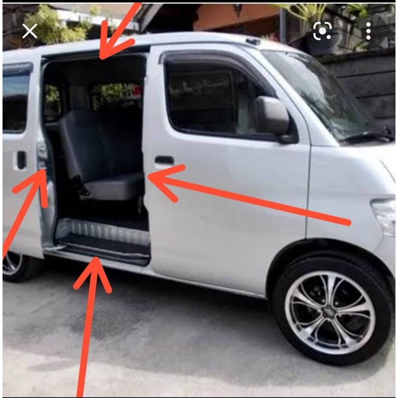 karet balon pintu mobil karet body mobil daihatsu gran max luxio espass