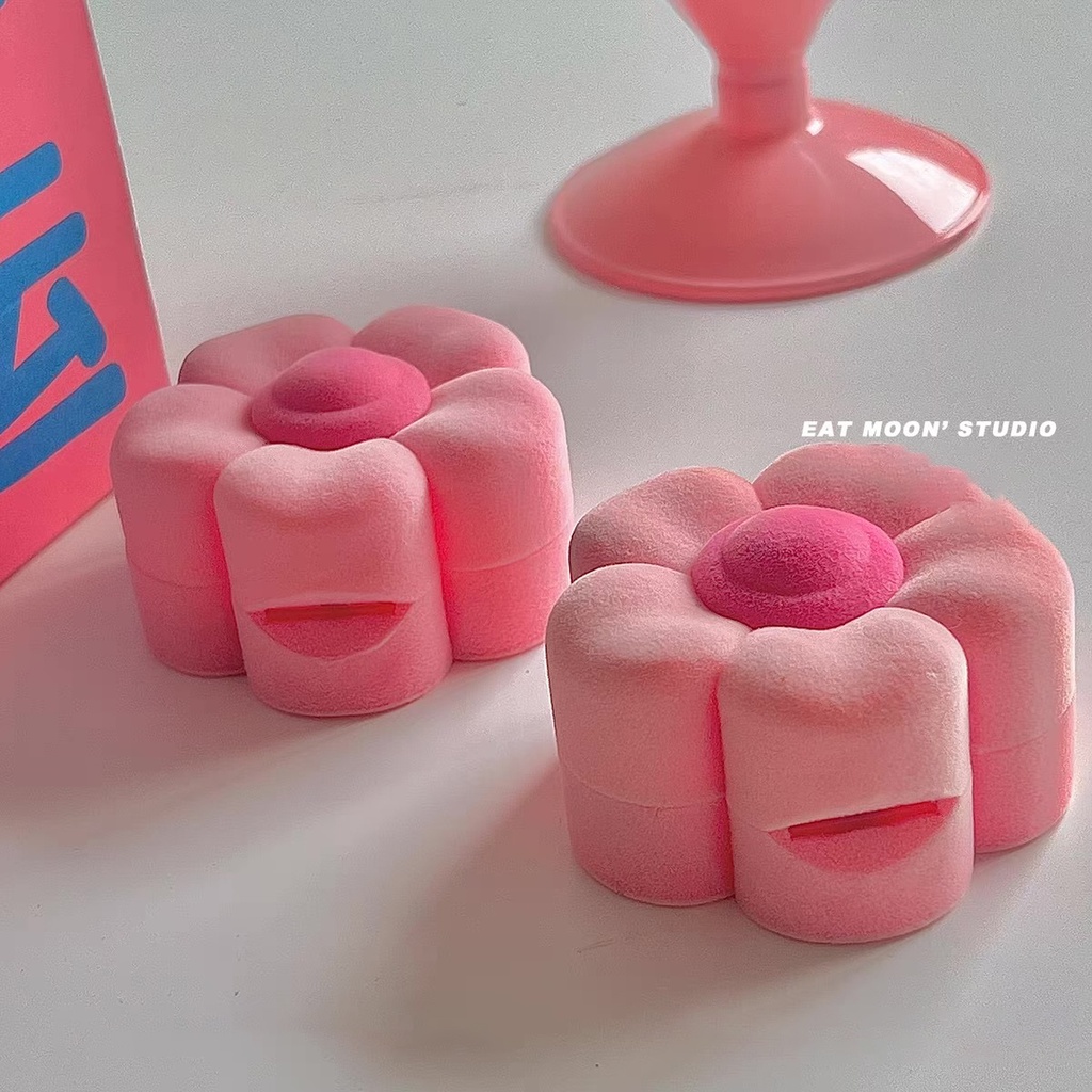 YEEZII Set Kalung + Anting Tusuk + Cincin Motif Bunga Tulip + Hati + Beruang Aksen Kristal + Mutiara Untuk Perhiasan Wanita