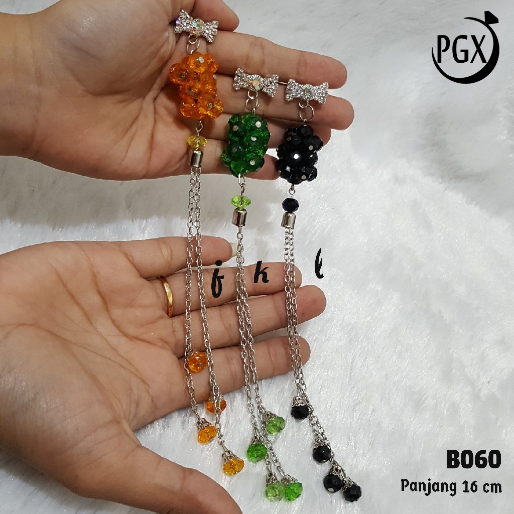 PGX Bross Hijab Bros Dagu Juntai Panjang Aksesoris Jilbab - B060