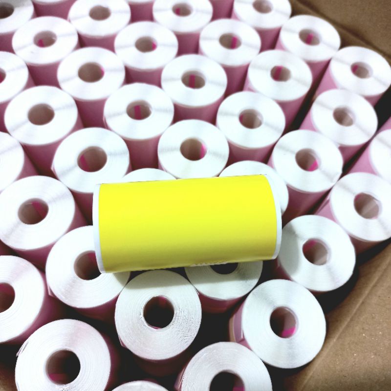 

stiker thermal 58 x 30 warna peripage paperang printer mini 58