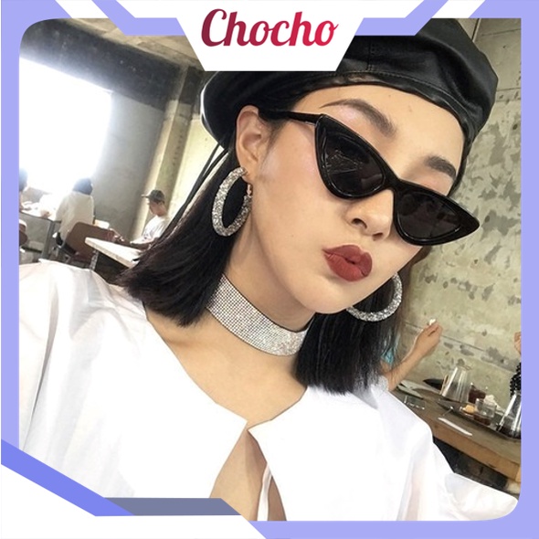 PL-H008  Korean Fashion Segitiga Triangle Mata Kucing Kacamata Hitam Wanita/Pria Sunglasses