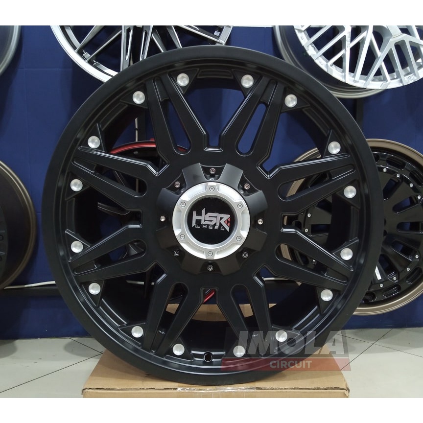 Velg mobil racing murah ring 20 buat fortuner Hilux double HSR wheel TSUYOI lubang pcd 6x139,7 lebar